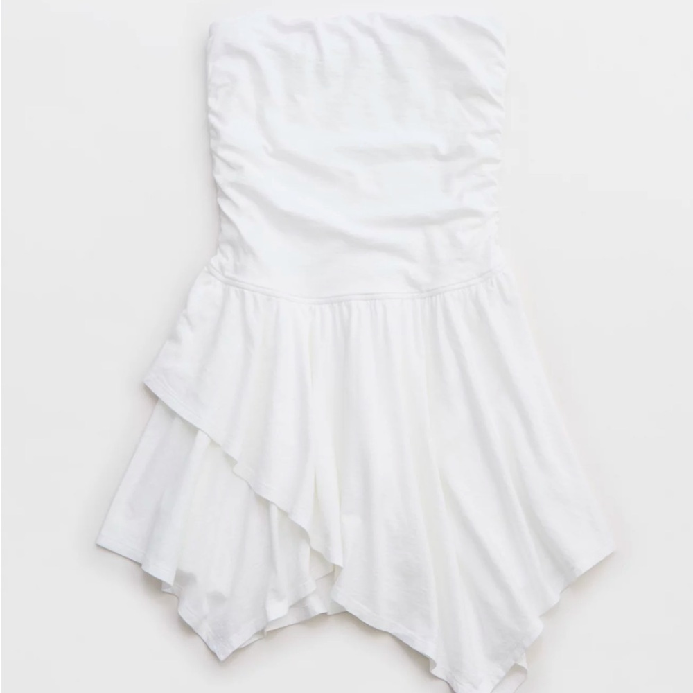 NEW Aerie handkerchief dress white size xs